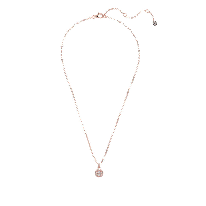 Round Diamond Cluster Pendant