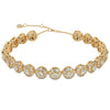 Round Halo Diamond Tennis Bracelet DiamondStatus