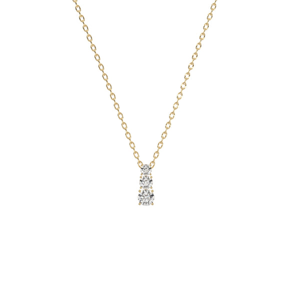 Round Trilogy Diamond Journey Pendant