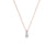 Round Trilogy Diamond Journey Pendant