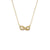 Double Infinity Diamond Pendant