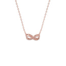 Double Infinity Diamond Pendant