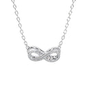 Double Infinity Diamond Pendant