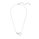 Infinity Heart Round Diamond Pendant