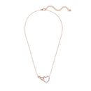 Infinity Heart Round Diamond Pendant