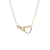 Infinity Heart Round Diamond Pendant