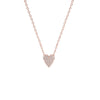 Heart Cluster Round Diamond Pendant DiamondStatus