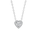 Halo Heart Diamond Pendant