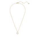 Inner Diamond Circle Halo Pendant