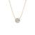 Round Halo Diamond Pendant