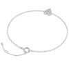 Heart Cluster Diamond Bracelet DiamondStatus