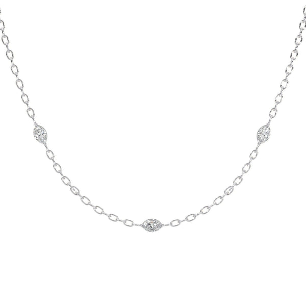 Marquise Trilogy Chain Necklace