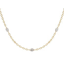Marquise Trilogy Chain Necklace