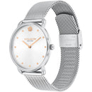 Coach Elliot Ladies Watch Silver Mesh 14504207 Coach