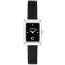 Coach Mara Ladies Silver Watch Leather 14504583 Coach