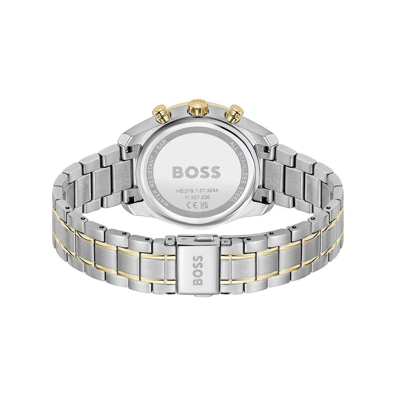 BOSS Grand Tour Ladies Two-Tone Green Watch 1502766