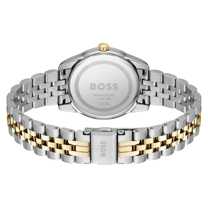 BOSS Graceful Precious Ladies Two-Tone Black Watch 1502811
