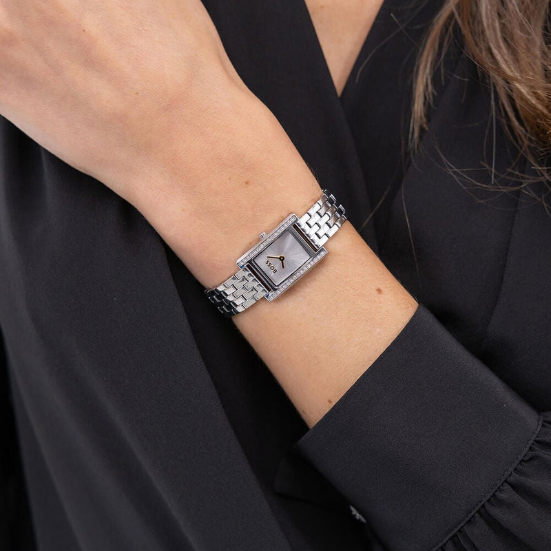 BOSS Lucy Precious Ladies Silver Watch 1502816