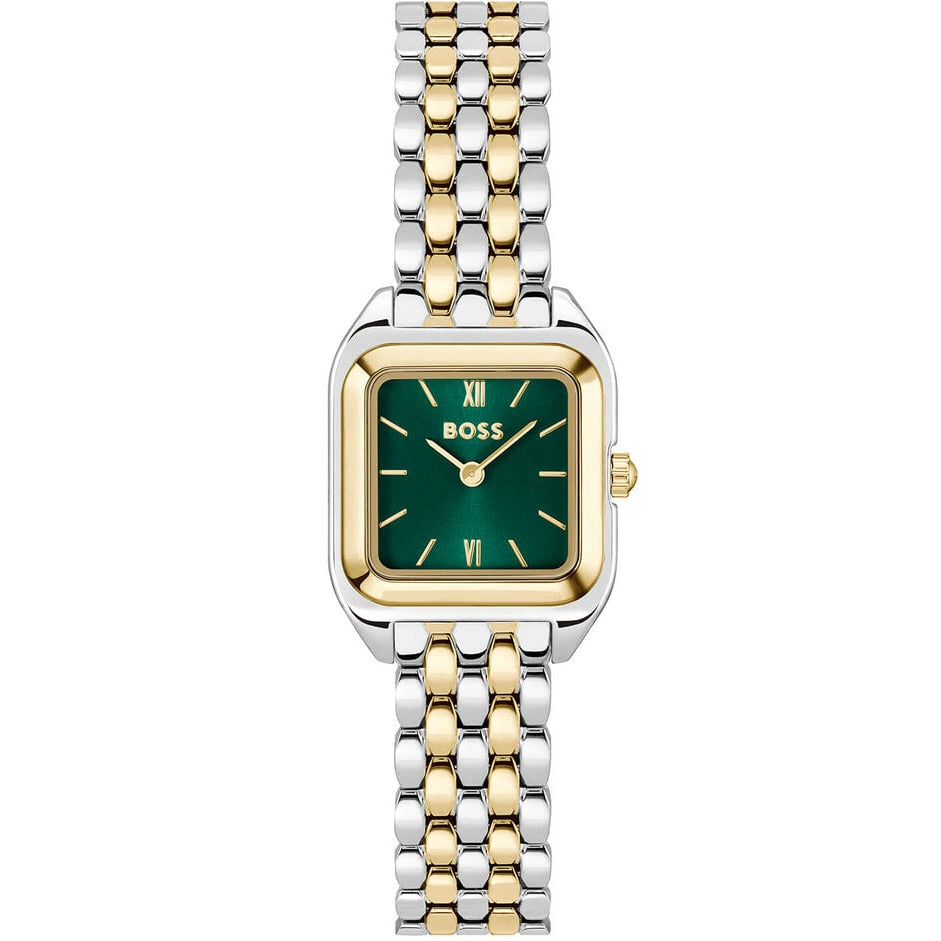 BOSS Mae Petite Ladies Two-Tone Green Watch 1502822