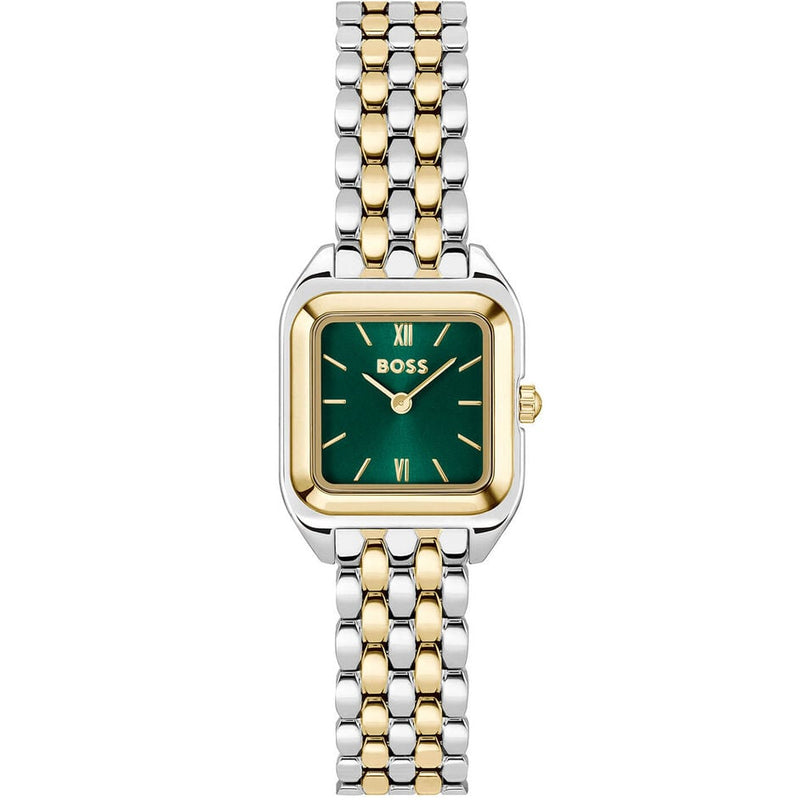 BOSS Mae Petite Ladies Two-Tone Green Watch 1502822