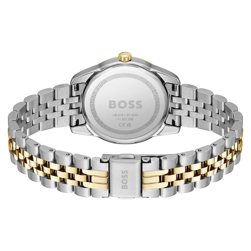 BOSS Graceful Precious Ladies Two-Tone Green Watch 1502834