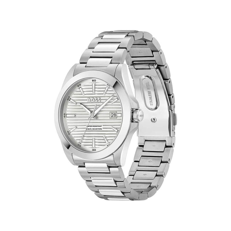 BOSS Strike Men's Silver Watch 1514176