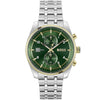 BOSS Skytraveller Men's Two Tone Green Watch 1514195 BOSS