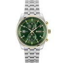 BOSS Skytraveller Men's Two Tone Green Watch 1514195