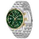 BOSS Skytraveller Men's Two Tone Green Watch 1514195