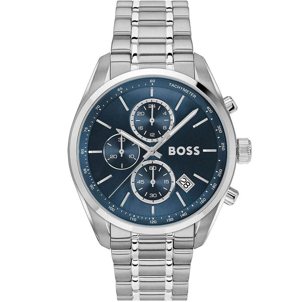 BOSS Grand Prix 44 Men's Blue Watch 1514226