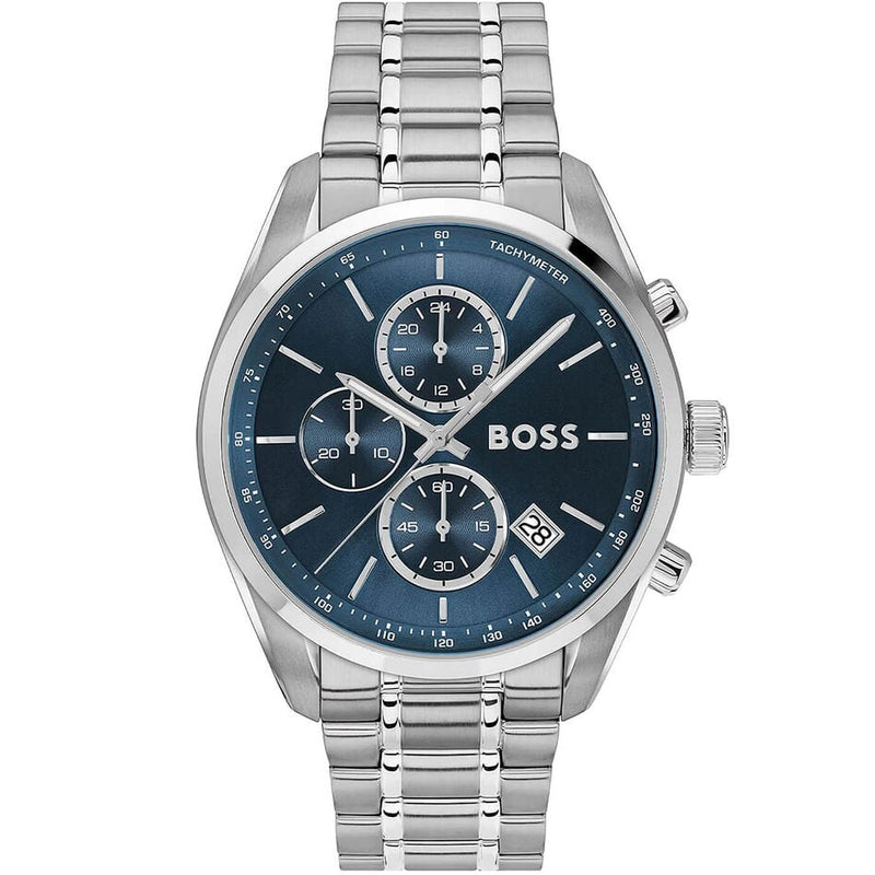 BOSS Grand Prix 44 Men's Blue Watch 1514226