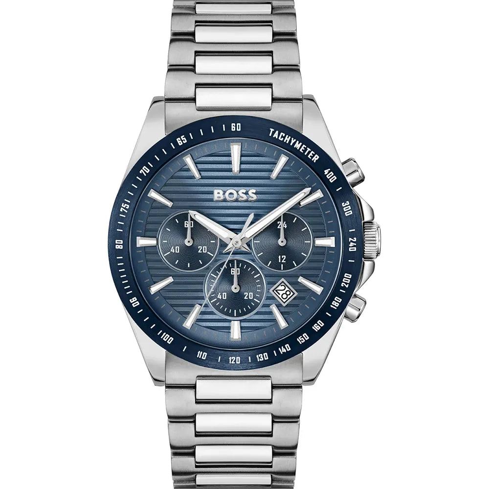 BOSS Strike Men's Watch Chronograph Blue Dial 1514240