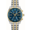 BOSS Skytraveller Men's Two Tone Blue Watch 1514247 BOSS