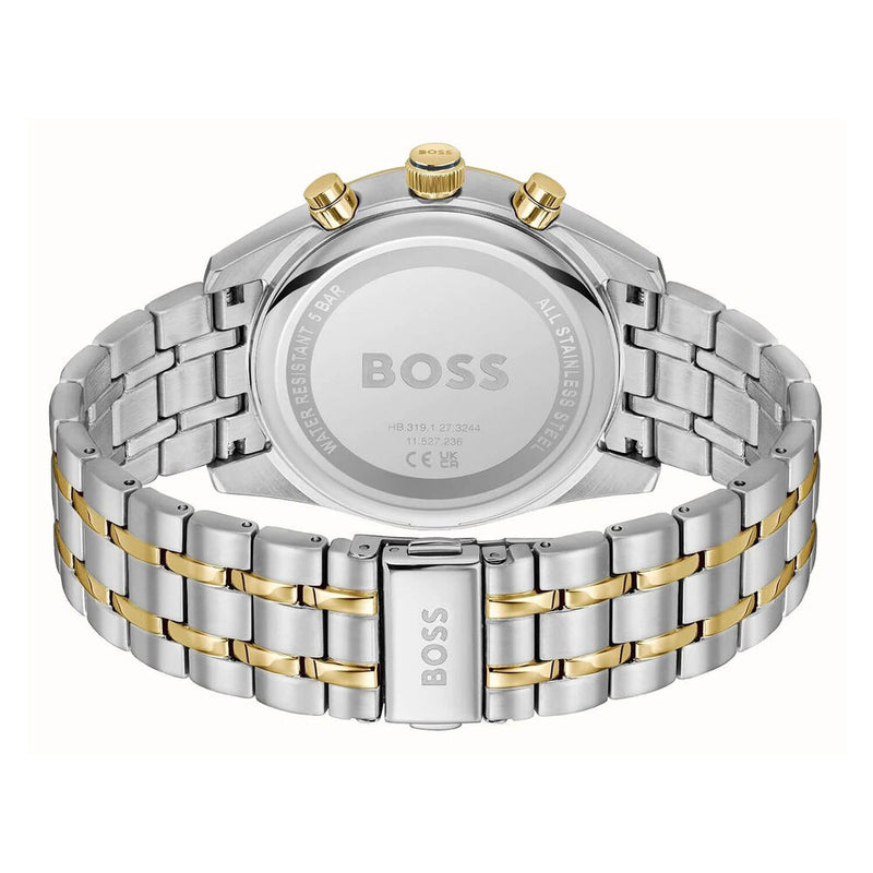 BOSS Skytraveller Men's Two-Tone Blue Watch 1514247