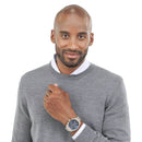 BOSS Skytraveller Men's Two Tone Blue Watch 1514247