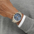 BOSS Skytraveller Men's Two Tone Blue Watch 1514247