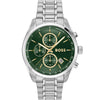 BOSS Grand Prix 44 Men's Watch Green Two-Tone 1514266 BOSS
