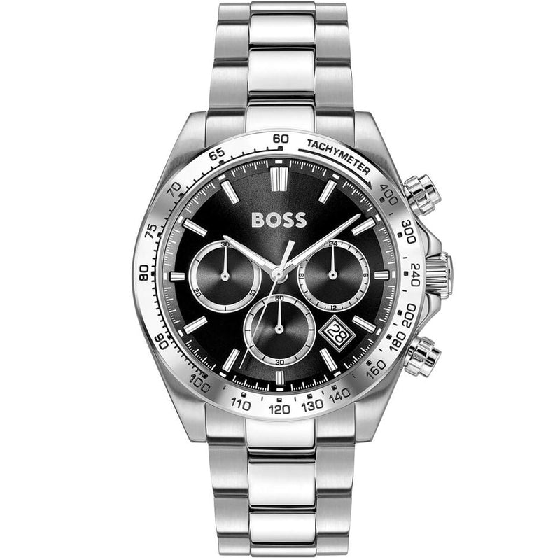 BOSS Hero 2.0 Men's Black Silver Watch 1514267