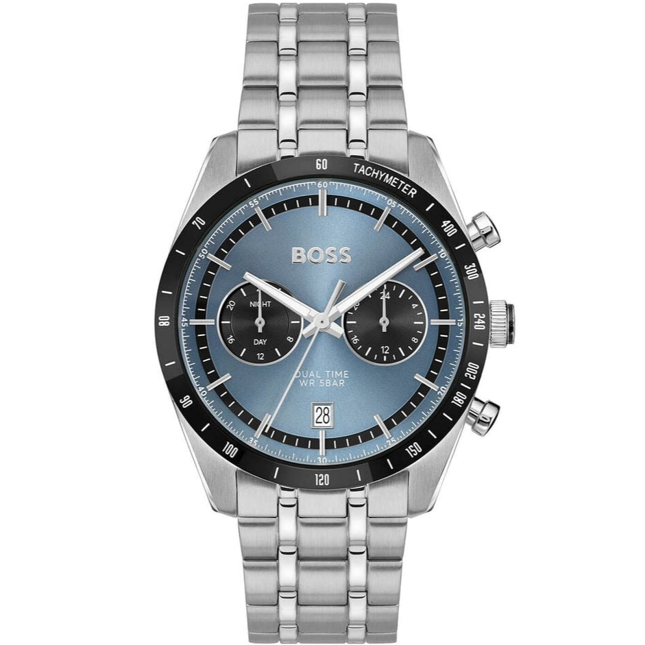 BOSS Tourmaster Men's Blue Watch 1514286