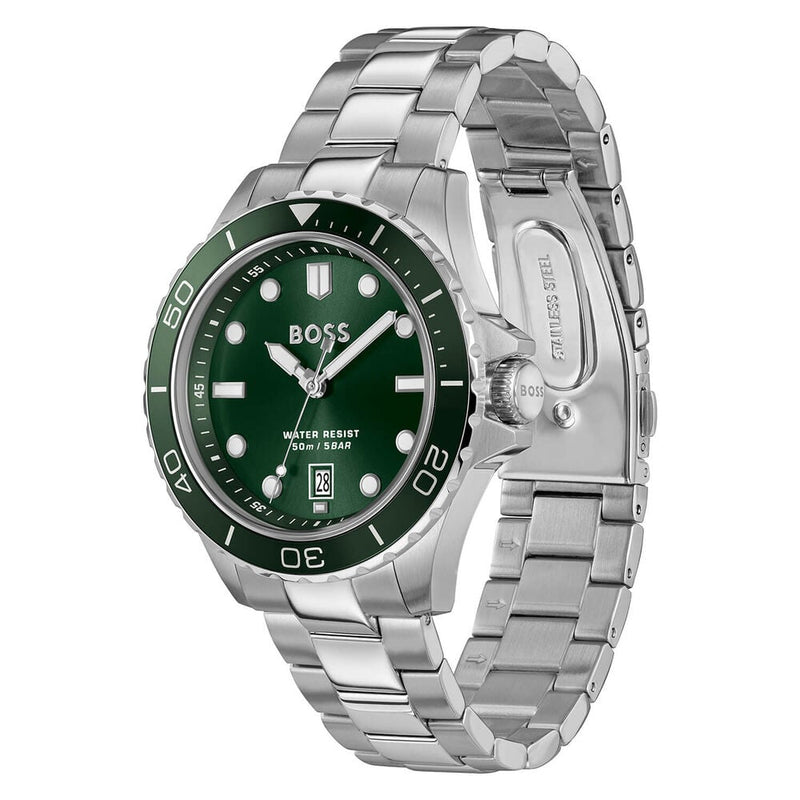 BOSS Troper Sport Men's Green Watch 1514249