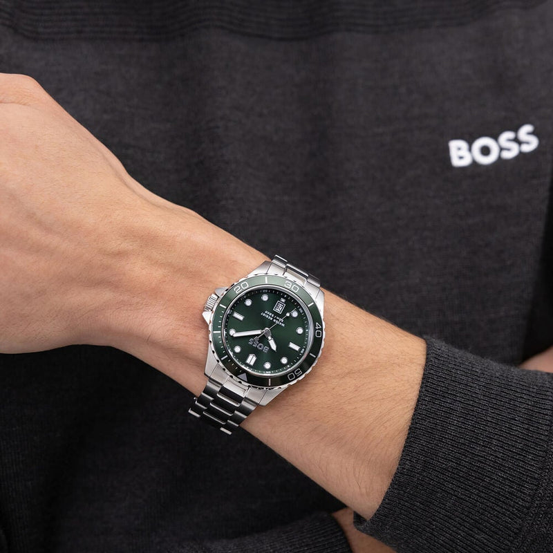 BOSS Troper Sport Men's Green Watch 1514249