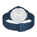 HUGO Smash Men's Blue Mesh Watch 1530136 HUGO
