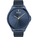 HUGO Smash Men's Blue Mesh Watch 1530136 HUGO