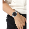 HUGO First Men's Black Watch 1530246 HUGO