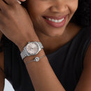 BOSS Graceful Ladies Pink Dial Watch & Bracelet Gift Set 1570189