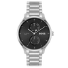 BOSS Tyler Men's Watch & Wallet Gift Set Silver/Black 1570193 BOSS