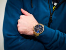 Tommy Hilfiger Daniel Men's Watch Gold with Blue Dial 1710384 TH