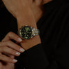 BOSS Grand Tour Ladies Two-Tone Green Dial Watch 1502766 BOSS