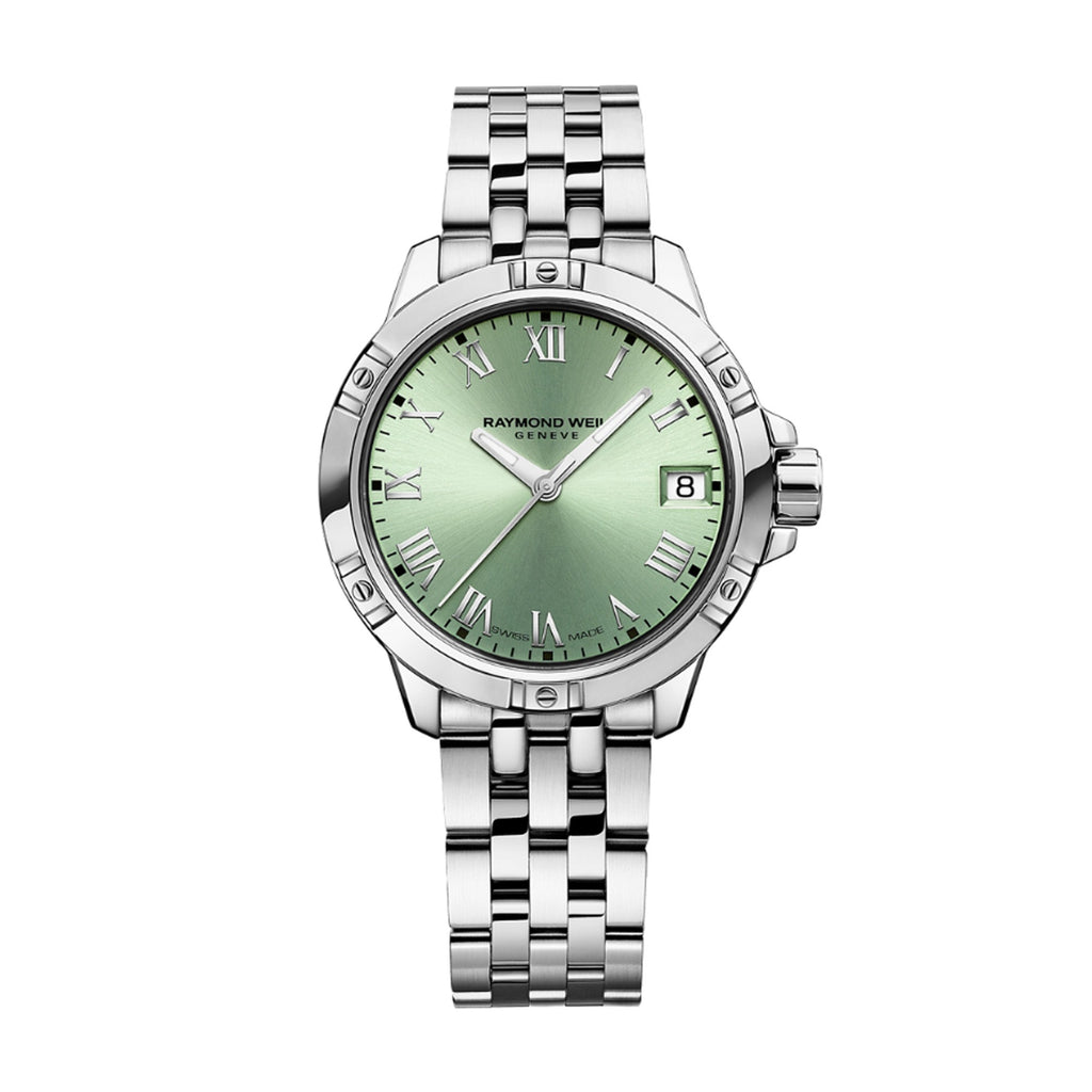 Raymond Weil Tango Ladies Watch Green Dial 5960-ST-00520