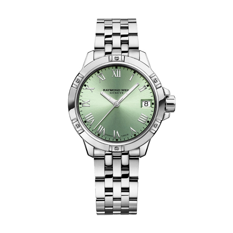 Raymond Weil Tango Ladies Watch Green Dial 5960-ST-00520